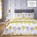Catherine Lansfield Banbury Linge de lit Rideaux Motif Floral Facile d’Entretien  Jaune  Bedspread - 220x230cm - B07927NKTL